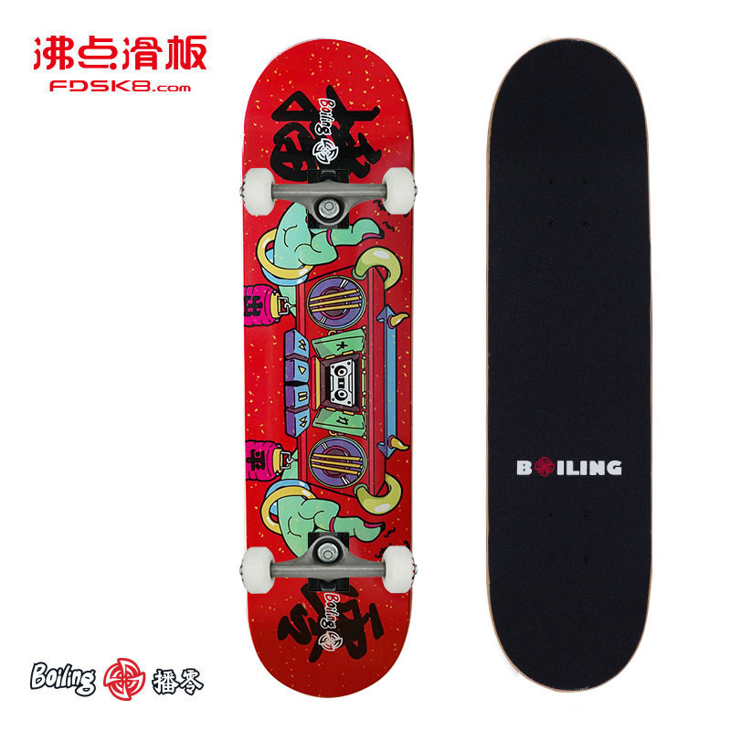 Boiling point Boiling introduction Skate Boys and girls beginner Teenagers adult The four round major Skate Dual Rockerin the Sports/Yoga/Fitness/Fans supplies , Skating/Skateboard/Extreme Sports , Skateboard category - from Buy2taobao.com to provide professional Taobao agent buy service