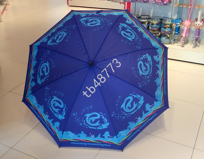 珠海长隆海洋王国纪念品雨伞 蓝色logo超大成人长伞在类目 居家日用, 伞/雨具/防雨/防潮, 伞中 - 来自Buy2taobao.com提供专业的淘宝代购服务