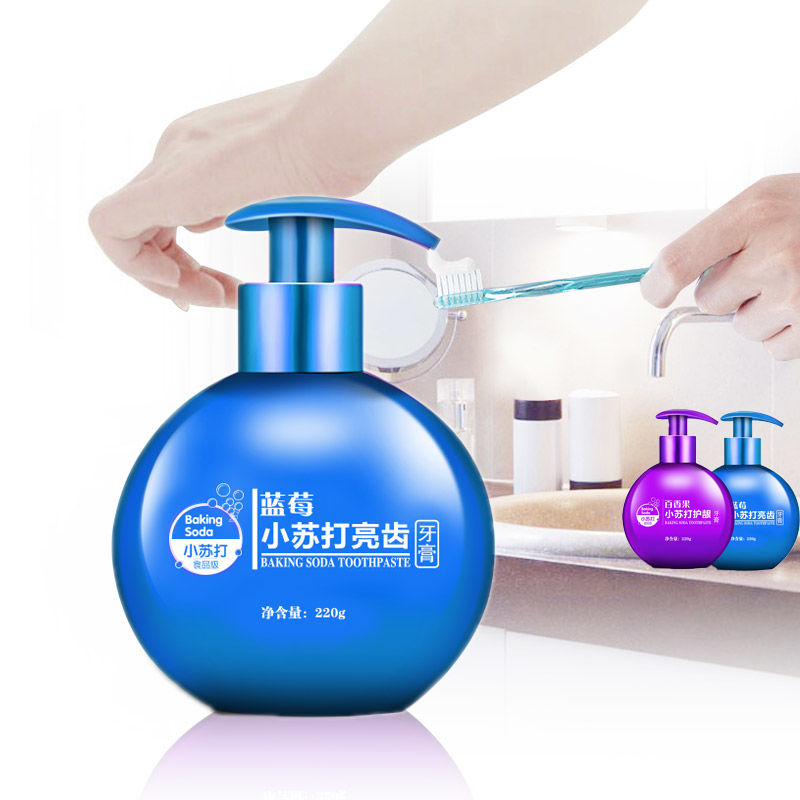 小苏打美白牙膏220g/瓶 食品级按压式液体牙膏去黄去口臭口气清新在类目 洗护清洁剂/卫生巾/纸/香薰, 洗发沐浴/个人清洁, 口腔护理, 牙膏中 - 来自Buy2taobao.com提供专业的淘宝代购服务