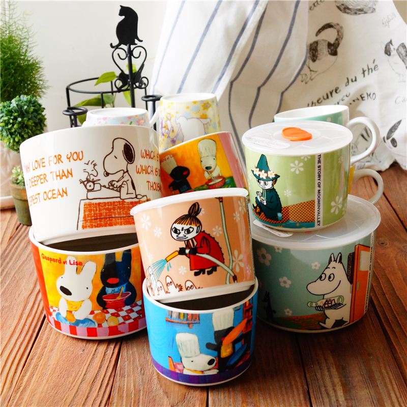 Tree box Day D Muming Bowl Ceramics moomin Fresh keeping Cover bowl Refrigerator kitchen Storage Sealed boxin the Tableware , Fresh container/Fresh Containers , Crisper category - from Buy2taobao.com to provide professional Taobao agent buy service