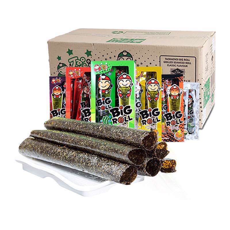 27g*12盒整箱 泰国特产进口小零食老板仔海苔卷烤紫菜原味冬阴功|ruв категории закуски/орехи/специальность, Кальмары/вяленая рыба/морепродукты мгновенный, Нори серии - от Buy2taobao.com для оказания профессиональной услуги покупки агента Taobao
