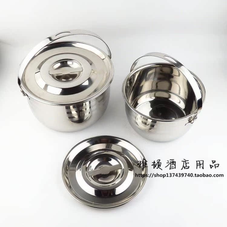 加厚加深不锈钢圆形带盖调料盆调理锅提手打蛋盆油盆油缸提壶|msdalam kategori pinggan mangkuk, pinggan mangkuk, Basin - dari Buy2taobao.com untuk memberikan perkhidmatan ejen Taobao profesional membeli