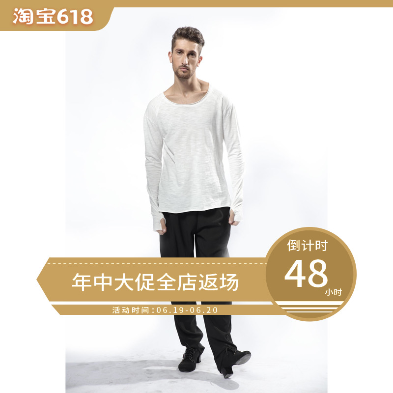 MS11106 PARADANCE黑 白色 时尚专业男士练习上衣|msdalam kategori sukan/Yoga/kecergasan/bekalan peminat, Dance/Aerobik/Gymnastics, tarian Latin, Baju Tarian Latin - dari Buy2taobao.com untuk memberikan perkhidmatan ejen Taobao profesional membeli