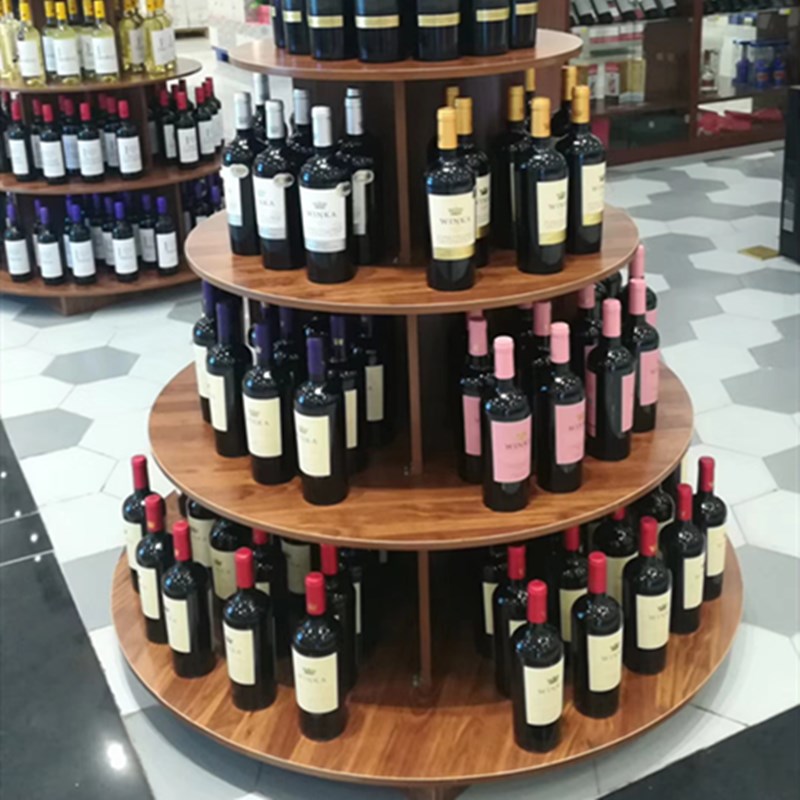 woodiness goods shelves circular Island cabinet food snacks goods shelves supermarket Liquor and Spirits red wine Display cabinet Island cabinetin the Business/Office Furniture , Shelf/Showcase , Boutique Showcase/Showcase category - from Buy2taobao.com to provide professional Taobao agent buy service