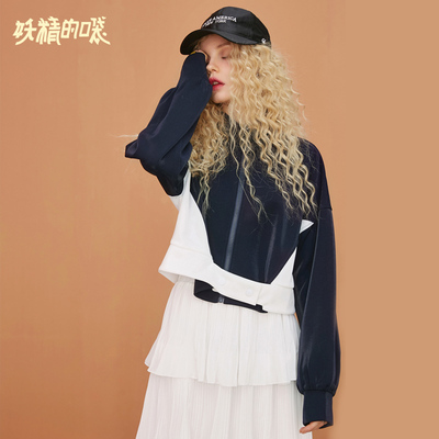 女生帅气短外套时尚韩版秋装2018新款短款通勤休闲宽松长袖上衣J