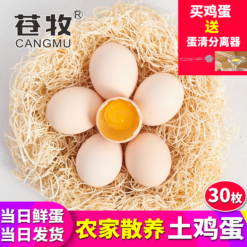 苍牧新鲜 生土鸡 农家喂五谷杂粮家鸡蛋 柴鸡蛋30枚整箱批发包邮|ruв категории водной мясо/свежие фрукты и овощи/еда, яйца/яичные продукты, свежие яйца, яйца - от Buy2taobao.com для оказания профессиональной услуги покупки агента Taobao