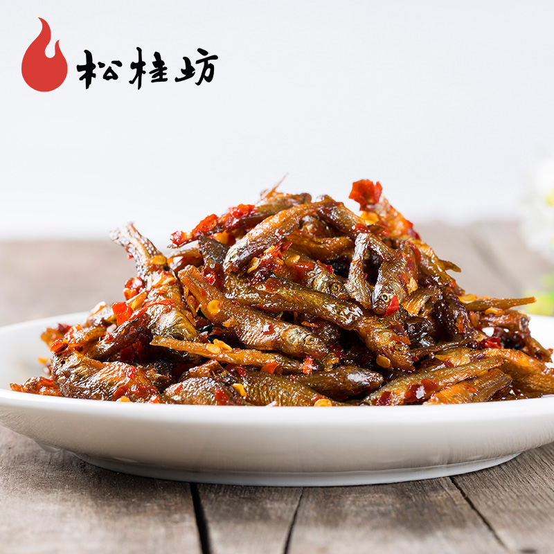 松桂坊香辣火焙鱼180gX2瓶 湖南特产小鱼仔即食下饭菜辣酱毛毛鱼|ruв категории закуски/орехи/специальность, Кальмары/вяленая рыба/морепродукты мгновенный, мгновенный рыбы закуски - от Buy2taobao.com для оказания профессиональной услуги покупки агента Taobao