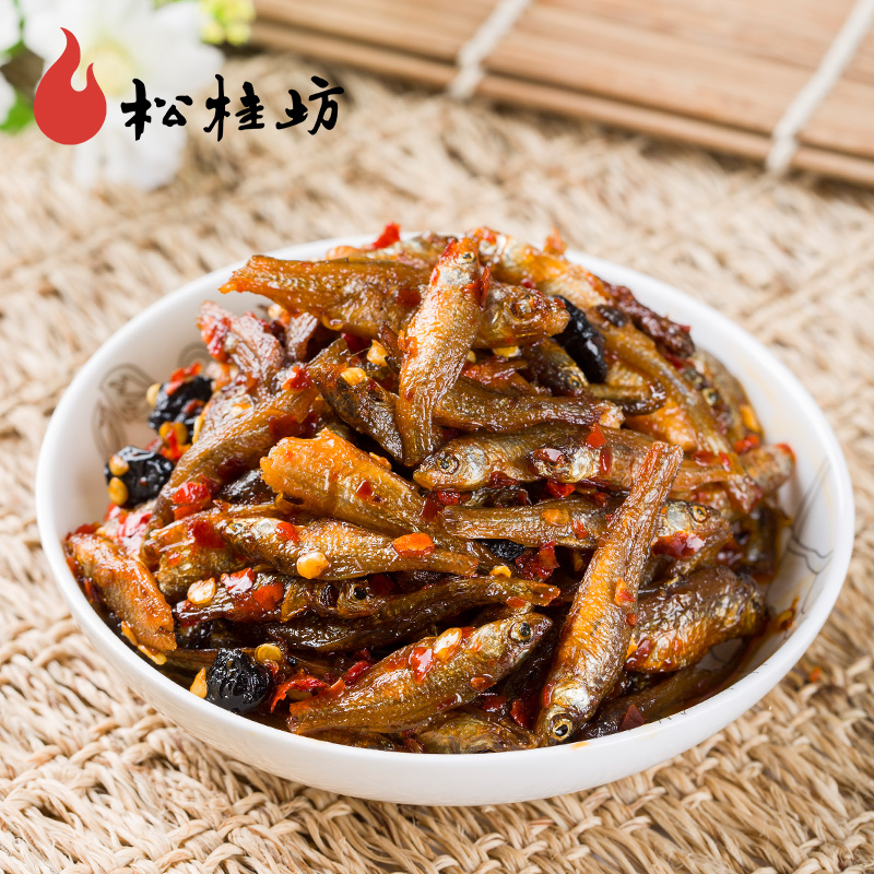 Songgui Square spicy Fire roasted fish Thick chilli sauce Hunan specialty precooked and ready to be eaten Fish Aberdeen Serve a meal Dried fish Plush fish 180gin the Aquatic meat/Fresh fruits and vegetables/Cooked , Seafood/Aquatic/Product , Fish products , Dried fish category - from Buy2taobao.com to provide professional Taobao agent buy service
