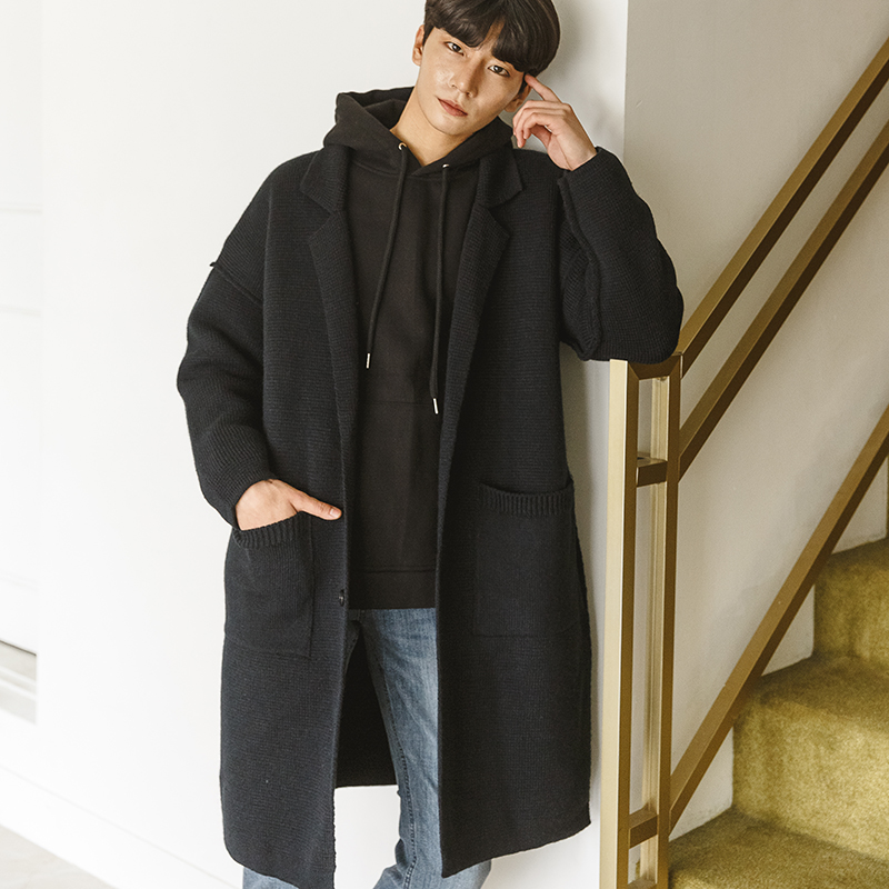 2019 Spring and autumn season sweater Korean Edition Easy Lazy Trend leisure time man Sweater Long sleeve coat handsomein the Men's clothing, Knitwear/Sweaters category - from Buy2taobao.com to provide professional Taobao agent buy service