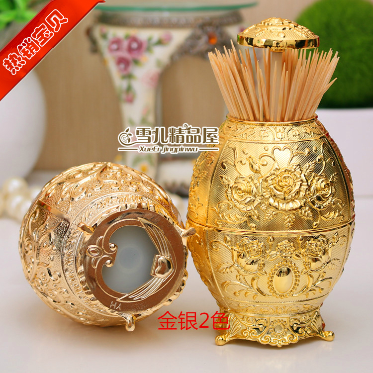 欧式牙签筒新品时尚合金酒店宾馆KTV带开酒器款式牙签筒家居用品|ruв категории получать отделка, семьи, хранения приборов, ящик, коробка зубочисток - от Buy2taobao.com для оказания профессиональной услуги покупки агента Taobao