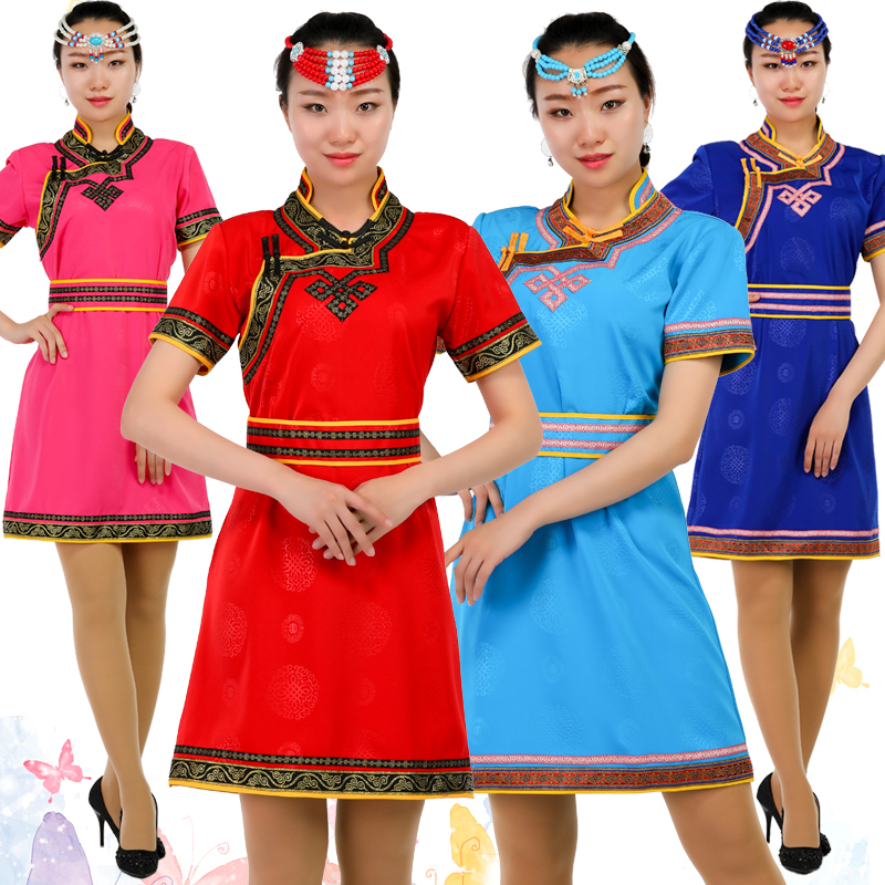 summer lady Mongolia clothing half sleeve Mongolian gowns daily Waiter Work clothes Nation show Stage clothesin the Women's clothing/Boutique , Costume/National costume/Stage costumes , National costume/Costumes category - from Buy2taobao.com to provide professional Taobao agent buy service