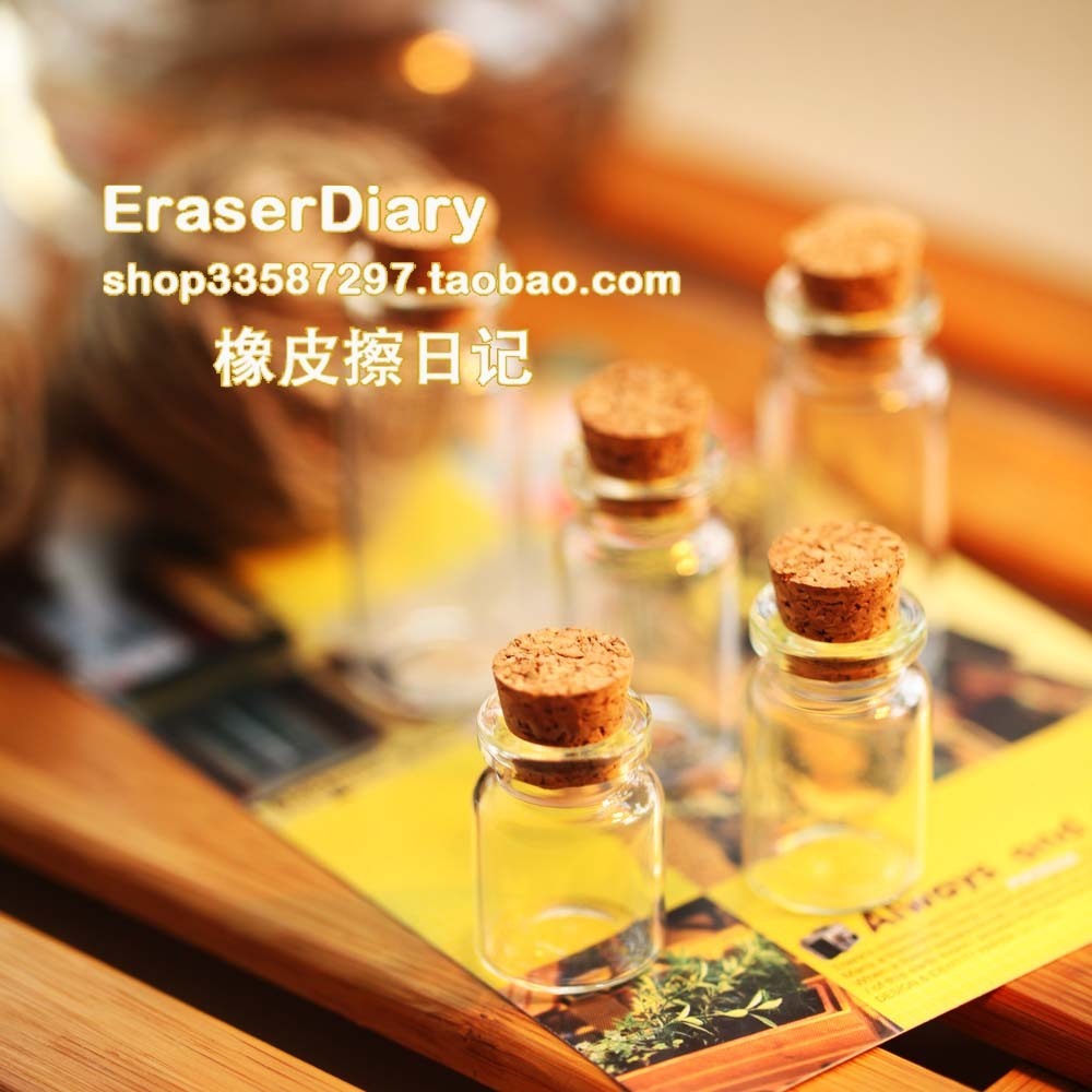 創意DIY手工制作飾品配件許願心願瓶漂流瓶玻璃瓶送木塞5至12ml在類目 家居飾品, 創意飾品, 幸運星/瓶中 - 來自Buy2taobao.com提供專業的淘寶代購服務