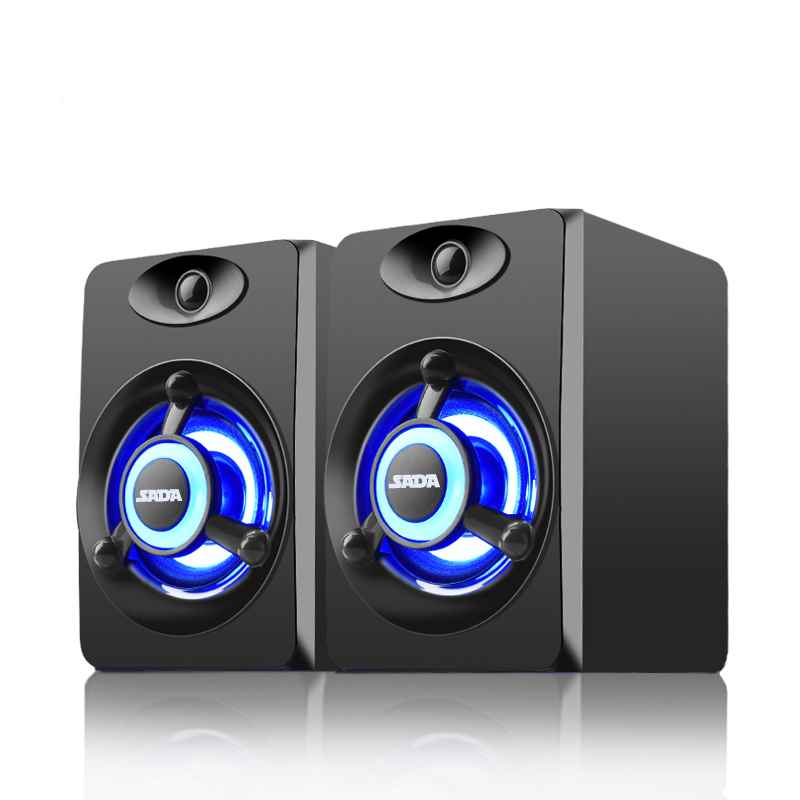 Saida /V-118 computer sound Mini Small speakers mobile phone household Desktop notebook Colorful lights Subwooferin the Audio appliances , PC multimedia speakers category - from Buy2taobao.com to provide professional Taobao agent buy service