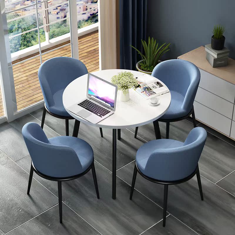 Negotiate Tables and chairs set One shop Front Parlor tables Sales department Small round table leisure time business affairs Nordic chairin the Business/Office Furniture , Office Furniture , Desk , Conference table category - from Buy2taobao.com to provide professional Taobao agent buy service