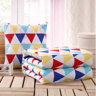 AQ Pillow Blanket Dual use Office Siesta pillow multi-function Pillow cover fold automobile Cushion Pillow summer quiltin the Home Fabric , Pillow/Pillow category - from Buy2taobao.com to provide professional Taobao agent buy service