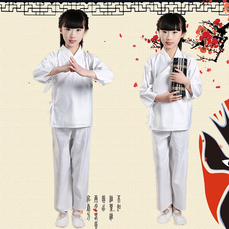 古裝漢服男女兒童中衣打底內襯白色貢緞古代內衣睡衣套裝表演出服在類目 女裝/女士精品, 唐裝/民族服裝/舞臺服裝, 民族服裝/舞臺裝中 - 來自Buy2taobao.com提供專業的淘寶代購服務