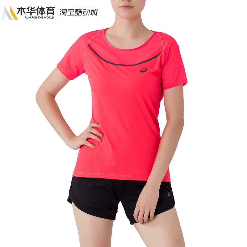 大牌清仓特价 ASICS 亚瑟士女子透气吸汗速干运动跑步短袖T恤|ruв категории спортивный костюм/досуг одежды, движение футболку - от Buy2taobao.com для оказания профессиональной услуги покупки агента Taobao