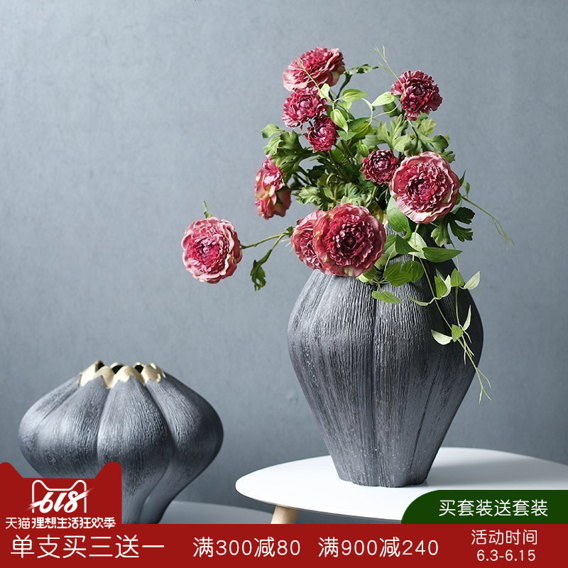 Open country New Chinese style style Floral organ ceramics Glass vase a living room hotel TV cabinet decorate Decorationin the Home accessories , Vase/Flower/Artificial flowers/Imitation jewelry , Flower/Vase , Vase category - from Buy2taobao.com to provide professional Taobao agent buy service
