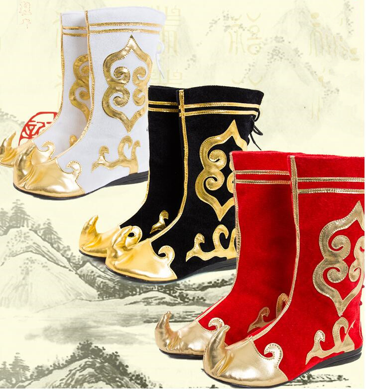 2019 new pattern The Zang or Tibetan people show dance Boots Ethnic minority Mongolia Boots men and women Monkey King children Drumsin the Shoes/Baby Shoes/Parent-child shoes , Dance Shoes category - from Buy2taobao.com to provide professional Taobao agent buy service
