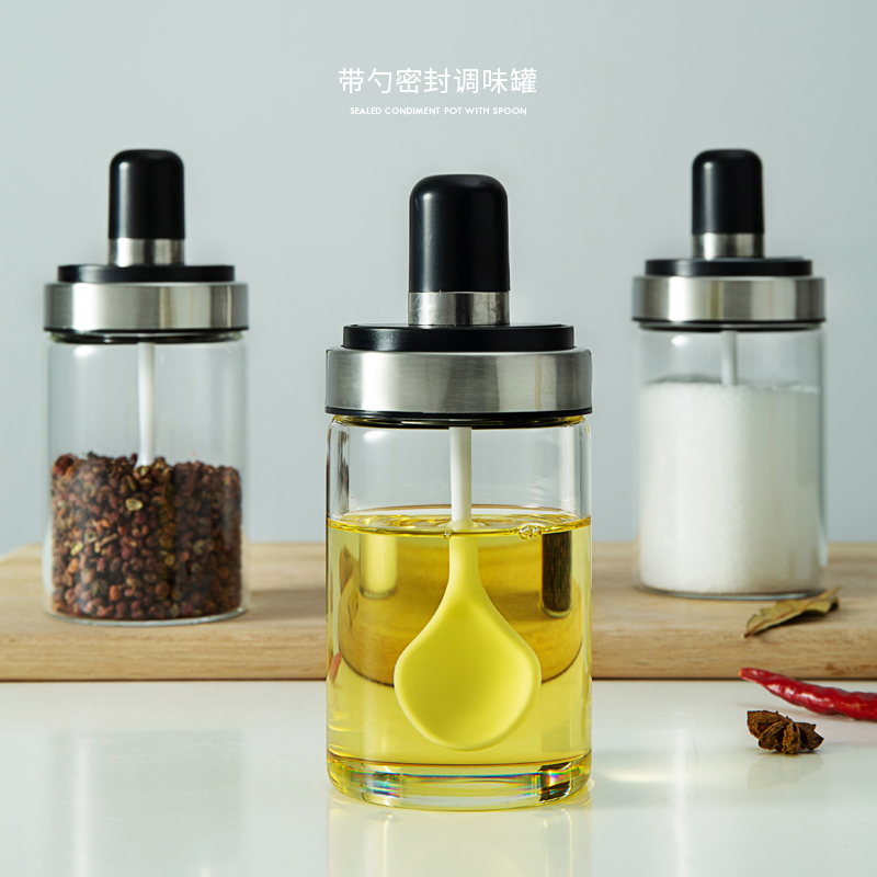 M vertical Scenery originality kitchen Glass Cruet seal up Moisture-proof Salt shaker household Condiment bottles Sauce bottlein the Kitchen/Cooking utensils , Kitchen Gadgets/Kitchen storage , Storage jars/Kitchen storage containers , Seasoning bottles category - from Buy2taobao.com to provide professional Taobao agent buy service