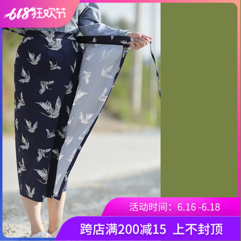Paintings and landscapes <Faith>pure cotton Half skirt grace Wrap Dress Original design Tether skirt longuettein the Women's clothing/Boutique , Skirts category - from Buy2taobao.com to provide professional Taobao agent buy service