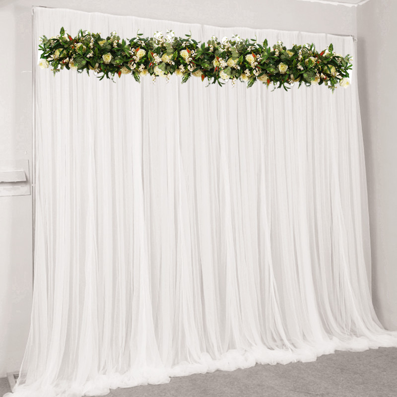 wedding Yarn Buman background Shalian wedding background Primer stage Ceiling arrangement Wedding celebration Valancein the Festive supplies/Gift , Festive fabric supplies category - from Buy2taobao.com to provide professional Taobao agent buy service