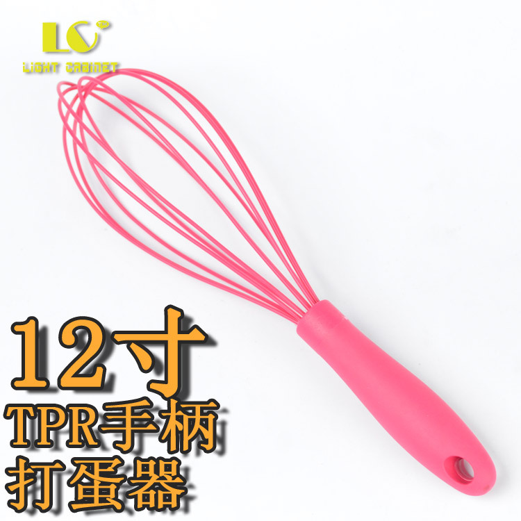 TPR軟手柄打蛋器 矽膠線花頭 12寸打蛋器舒適手柄在類目 廚房/烹飪用具, 廚用小工具/廚房儲物, 雞蛋加工, 打蛋器中 - 來自Buy2taobao.com提供專業的淘寶代購服務