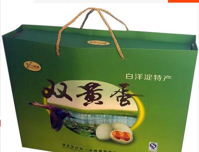 北方明珠河北白洋淀特产咸鸭蛋/熟/一淀园特大双黄蛋12枚礼盒真空