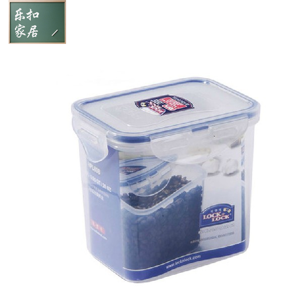 正品乐扣乐扣保鲜盒长方形谷物盒塑料收纳盒保鲜盒 HPL808 850ml|msdalam kategori pinggan mangkuk, pemeliharaan bekas/bekas pemeliharaan, crisper - dari Buy2taobao.com untuk memberikan perkhidmatan ejen Taobao profesional membeli