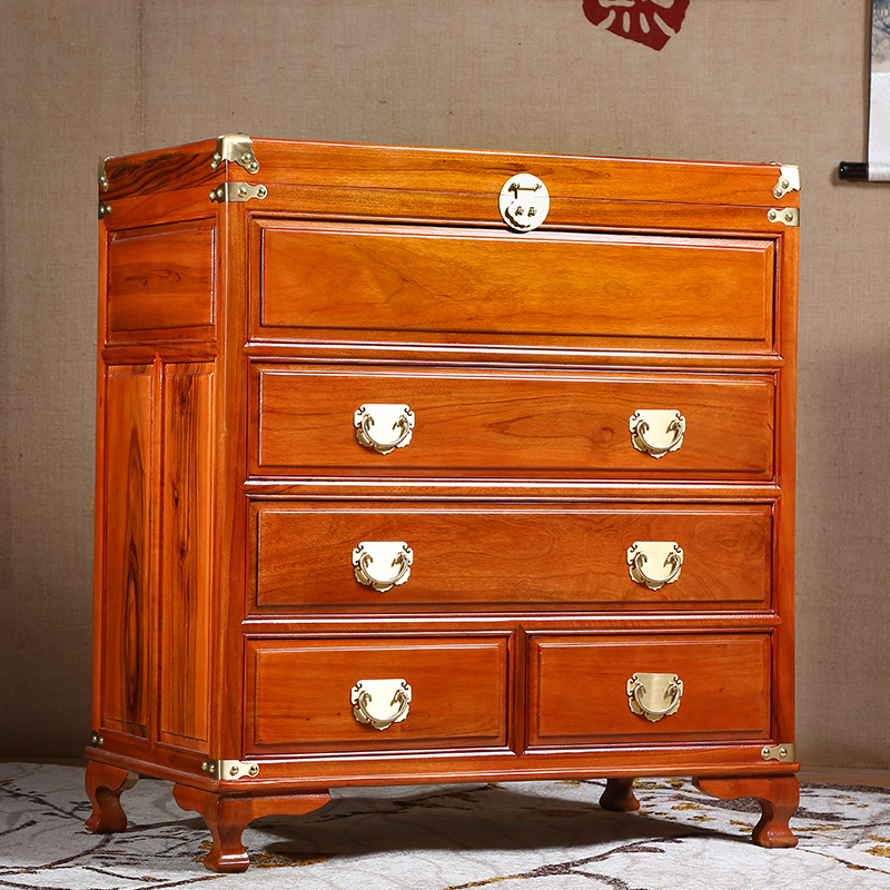 全香樟木五斗柜六斗柜红木色衣箱储物柜子带锁带抽屉实木收纳定制|msdalam kategori perabot kediaman, kabinet, Dada Laci - dari Buy2taobao.com untuk memberikan perkhidmatan ejen Taobao profesional membeli