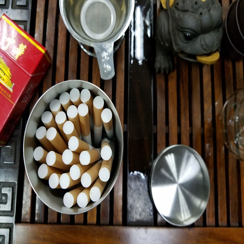 不鏽鋼香煙罐男士卷煙盒香淤盒金屬煙筒裝香煙的罐子裝50/80支煙在類目 ZIPPO/瑞士軍刀/眼鏡, 煙具, 煙盒中 - 來自Buy2taobao.com提供專業的淘寶代購服務