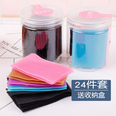 加长刘海贴盒装女孩魔法发贴简约头发儿童成人黑色固定碎发沾发帖