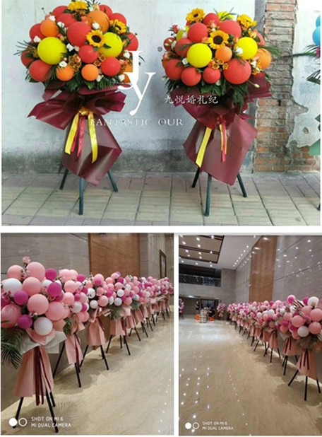 Net Red balloon The opening Flower basket The opening Flower basket Material Science flower packing enclosure A bag of balloons 100 individualin the Flower delivery/Flowers simulation/Plants gardening ,  DIY Artificial flowers material , Floral Packaging, Flower wrapping category - from Buy2taobao.com to provide professional Taobao agent buy service