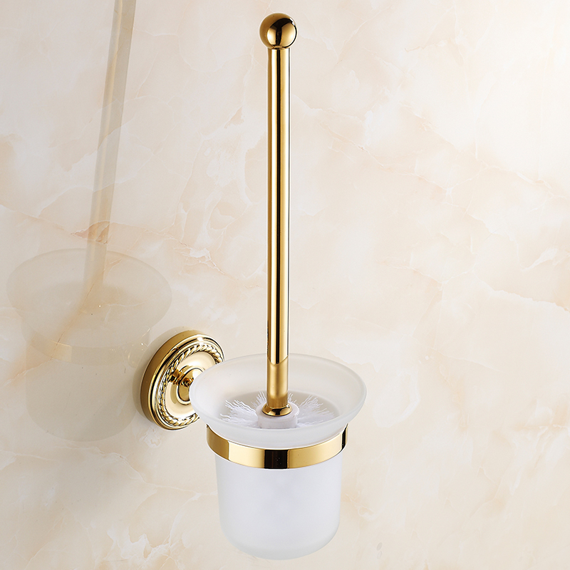 All copper toilet All copper European style Gold-plated Toilet brush Brush Set Cleaning three-piece Toilet Cupin the Decoration main material , Toiletries , Bathroom Hardware/Pendant , Toilet category - from Buy2taobao.com to provide professional Taobao agent buy service