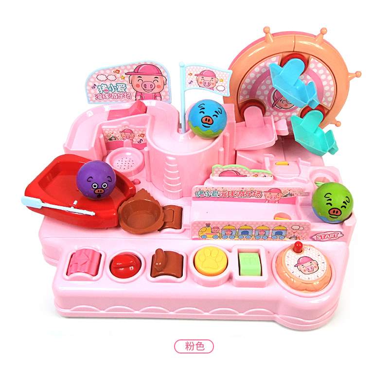 新品616-6猪小爱大冒险滚球游乐场益智桌面闯关游戏机玩具|msdalam kategori Toy/bayi/teka-teki/blok bangunan/model, membuka kunci/Maze/Cube Rubik/mainan Intelek, kelas Maze - dari Buy2taobao.com untuk memberikan perkhidmatan ejen Taobao profesional membeli