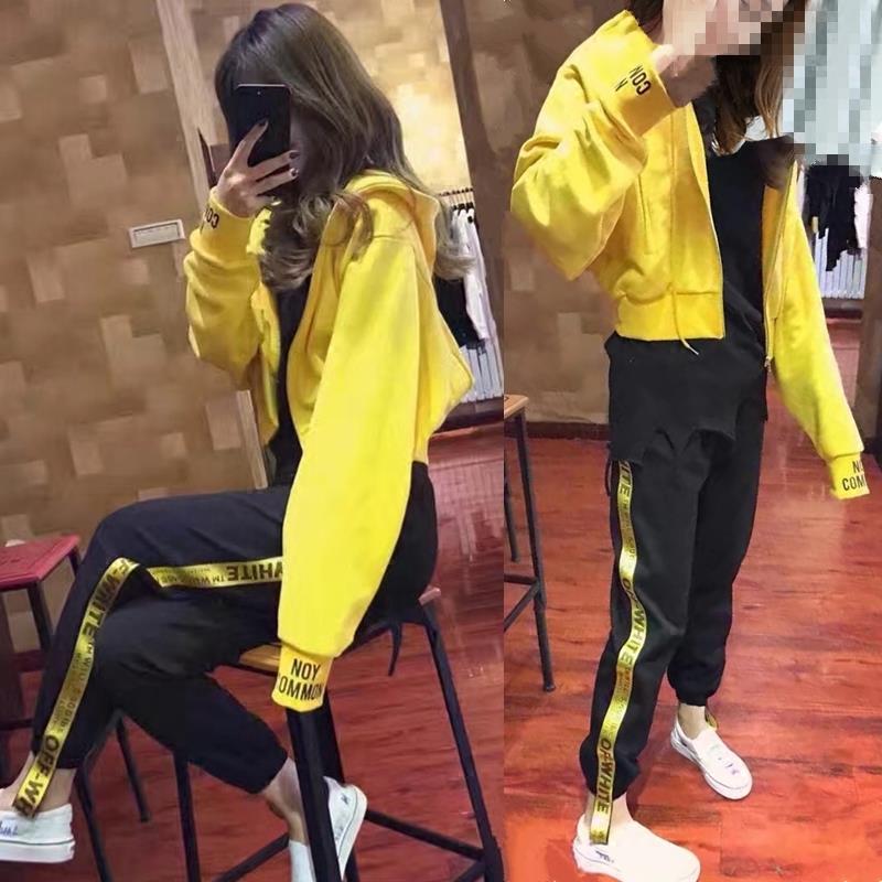 2018新款休闲运动服套装女春秋季时尚韩版学生气质时髦女装两件套|msdalam kategori Butik wanita / wanita, menetapkan/pakaian seragam pelajar/seragam kerja, saman sukan Leisure - dari Buy2taobao.com untuk memberikan perkhidmatan ejen Taobao profesional membeli