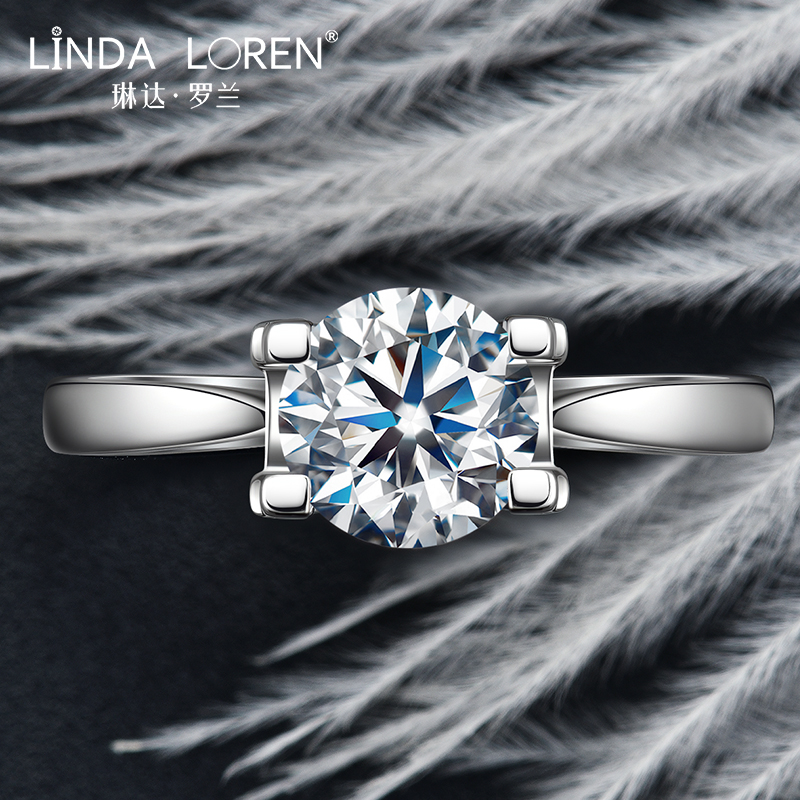 Linda Rolland 18k Diamond ring U.S.A Imported 1 Carat Tau Diamond Ring Propose marry Moissanitein the Accessories/Fashion Jewelry, Ring/Ring category - from Buy2taobao.com to provide professional Taobao agent buy service