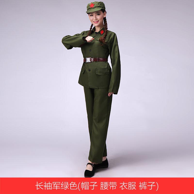 2018新款八一建军70年代绿军装八路军老红军80年代演出演摄影服装在类目 女装/女士精品, 唐装/民族服装/舞台服装, 民族服装/舞台装中 - 来自Buy2taobao.com提供专业的淘宝代购服务