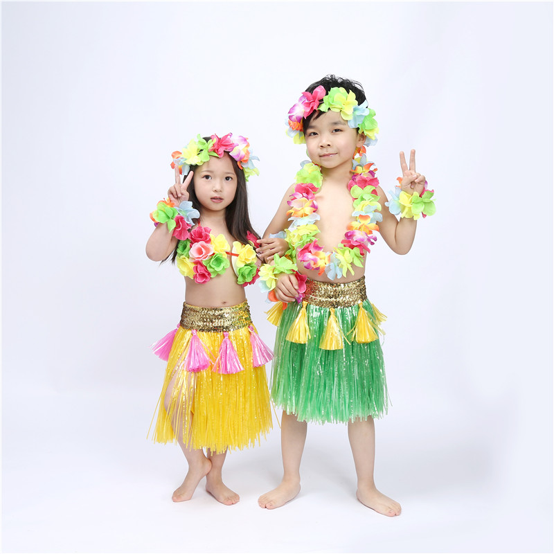 幼儿园舞蹈道具儿童夏威夷草裙舞套装运动会花环器械双层加厚成人|msdalam kategori sukan/Yoga/kecergasan/bekalan peminat, Dance/Aerobik/Gymnastics, Hula, Hula Set - dari Buy2taobao.com untuk memberikan perkhidmatan ejen Taobao profesional membeli