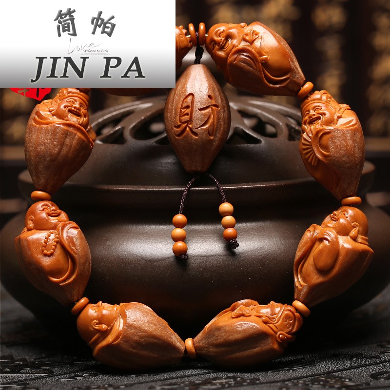 Original leather Maitreya Mammon Olive nuclear carving Wenwan Hand string man manual Olive Hu Braceletin the Accessories/Fashion Jewelry, Bracelets category - from Buy2taobao.com to provide professional Taobao agent buy service