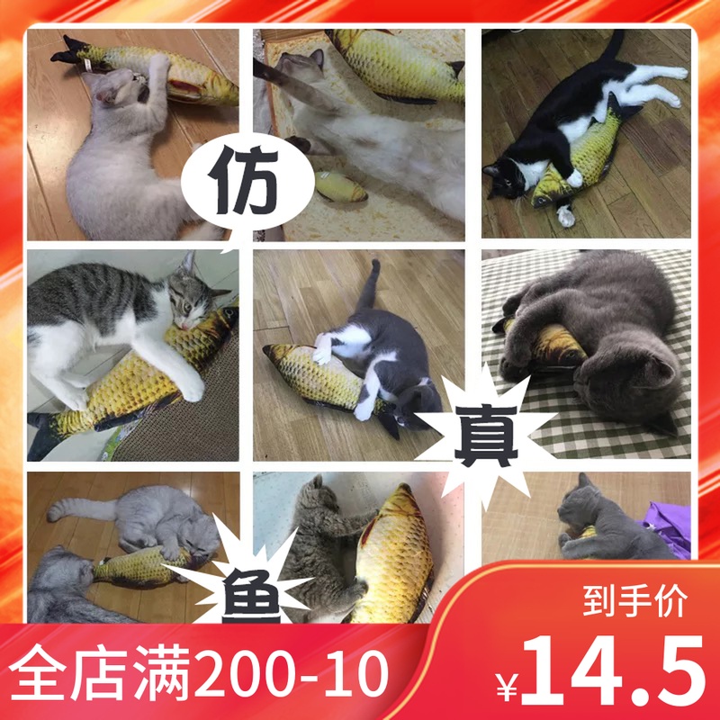 宠物猫咪玩具猫薄荷仿真鲤鱼草鱼毛绒抱枕猫咪逗猫棒宠物猫咪用品在类目 宠物/宠物食品及用品, 猫/狗玩具, 逗猫棒中 - 来自Buy2taobao.com提供专业的淘宝代购服务