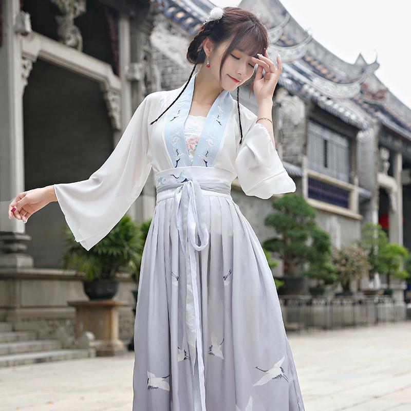 ancient costume Improvement daily Hanfu Summer wear Ruskirt ancient costume clothing follow fairy Wide sleevesin the Women's clothing/Boutique , Costume/National costume/Stage costumes , National costume/Costumes category - from Buy2taobao.com to provide professional Taobao agent buy service