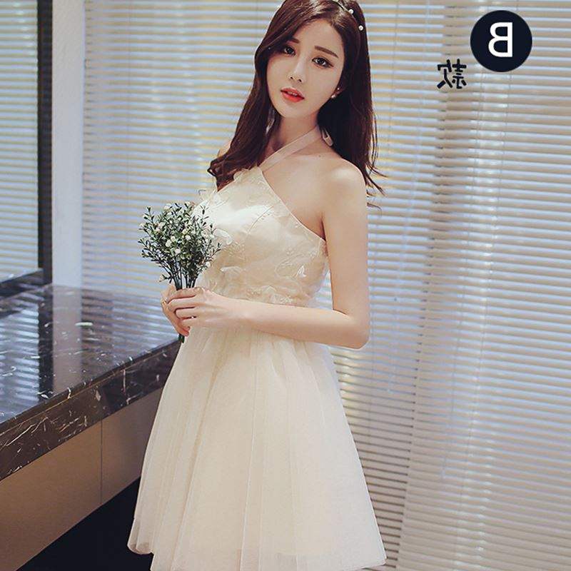 文藝休閑伴娘服仙2019新款韓式伴娘團禮服短款小禮服姐妹裙修韓國在類目 女裝/女士精品, 婚紗/旗袍/禮服, 禮服/晚裝中 - 來自Buy2taobao.com提供專業的淘寶代購服務