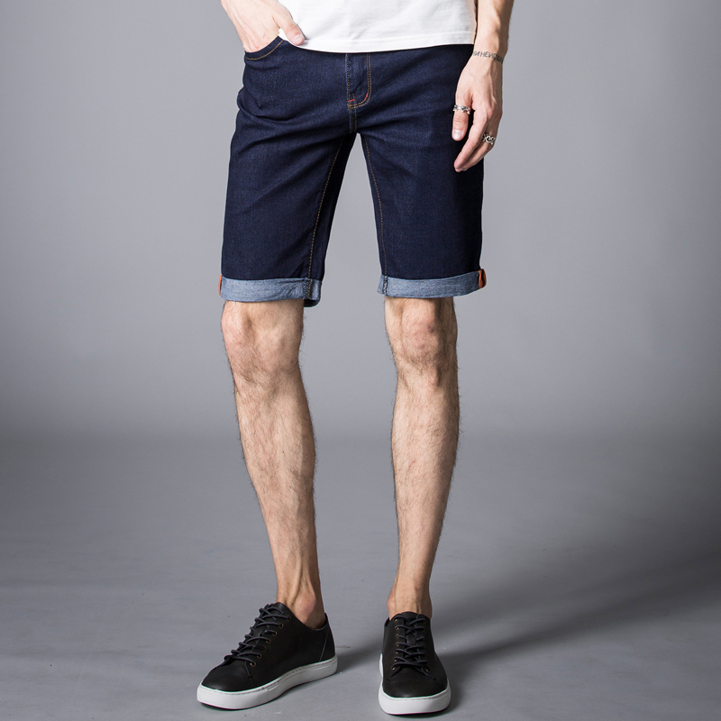 Luo Bin 2019 man Korean Edition Self cultivation Thin section ventilation cowboy Five point pants Straight Levis Men's trousers shortsin the Men's clothing, Jeans category - from Buy2taobao.com to provide professional Taobao agent buy service