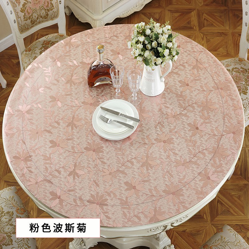 .double-deck Round tablecloths rotate table Soft Glass Table cloth PVC Crystal plate Tablecloths waterproof Anti-oil Anti scaldin the Home Fabric , Table cloth , Wallpaper/Table flag/Table and chair sets/Cushion category - from Buy2taobao.com to provide professional Taobao agent buy service