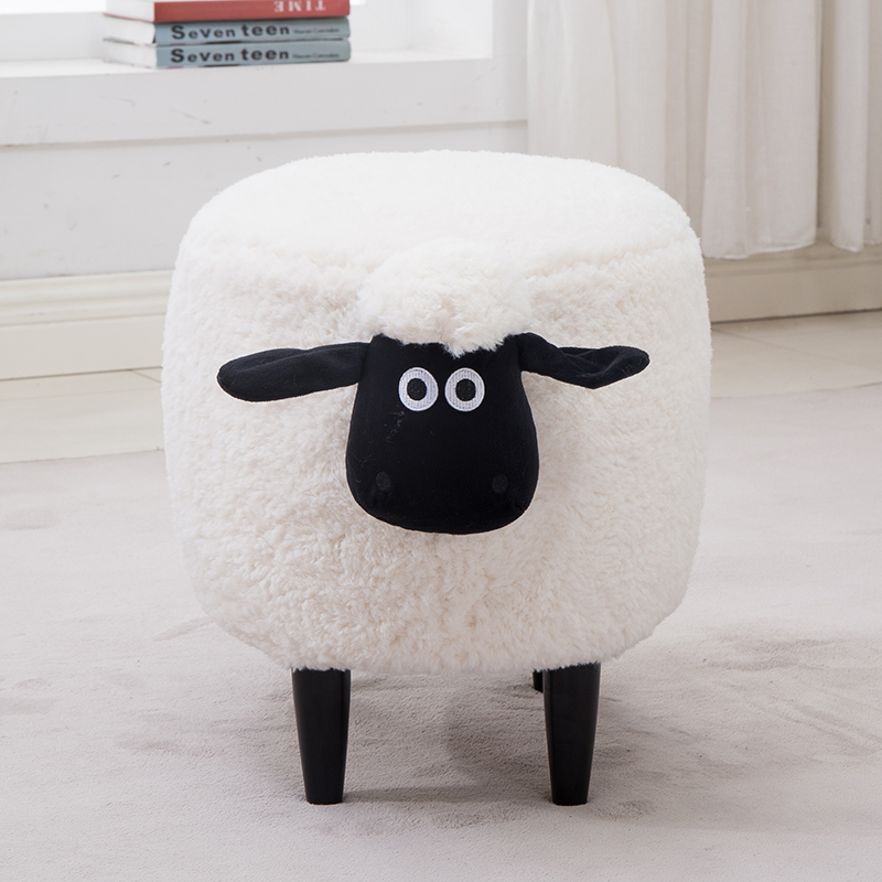 solid wood originality Lamb Shoe changing stool Low stool Makeup stool household Shoes stool Dressing stool Storage sofa Washable Footstoolin the Office Equipment/Consumables/Related Services , Other Supplies , Other category - from Buy2taobao.com to provide professional Taobao agent buy service