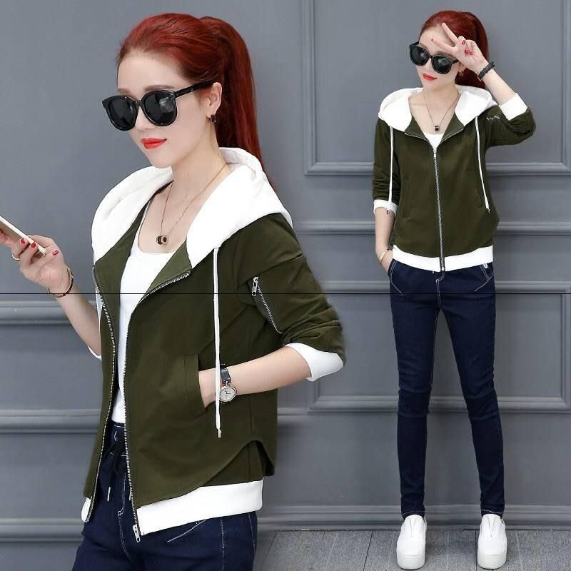 2018 Autumn new pattern Short coat Korean Edition student Versatile bf Long sleeve jacket have cash less than that is registered in the accounts coatin the Outdoor/Mountaineer/Camping/Travel Goods , Outdoor clothing , Outdoor sports coat category - from Buy2taobao.com to provide professional Taobao agent buy service