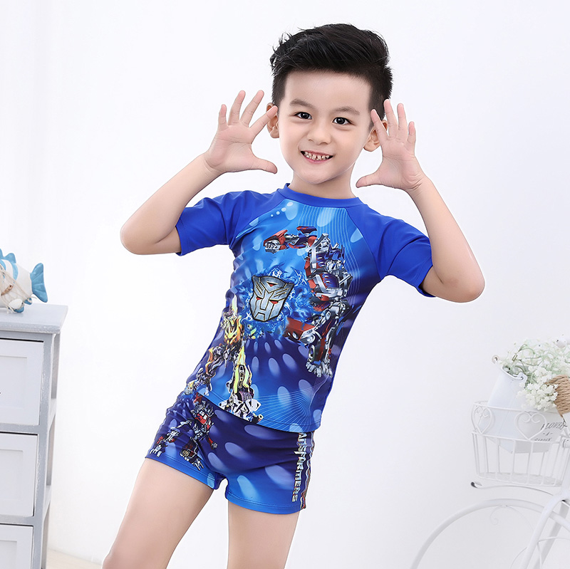 夏季新款 儿童宝宝泳衣防晒泳衣小孩可爱泳衣男童卡通分体游泳衣在类目 运动/瑜伽/健身/球迷用品, 游泳, 儿童泳衣/裤中 - 来自Buy2taobao.com提供专业的淘宝代购服务