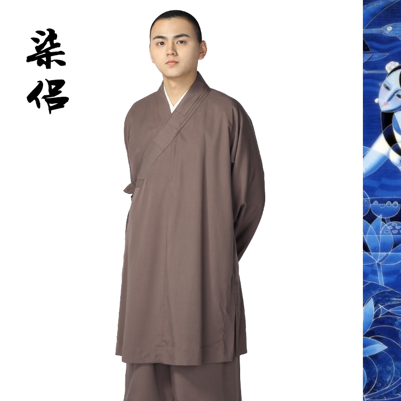 七侣春夏天丝僧服罗汉褂套装春夏僧人罗汉衫和尚服僧装僧衣双色|ruв категории Мужская одежда, национальная одежда - от Buy2taobao.com для оказания профессиональной услуги покупки агента Taobao