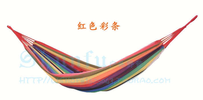 Outdoor hammocks leisure time canvas Single Hammock Swing Thickened version Send tying Pouch.Liftsin the Outdoor/Mountaineer/Camping/Travel Goods , Outdoor Furniture , Hammock category - from Buy2taobao.com to provide professional Taobao agent buy service